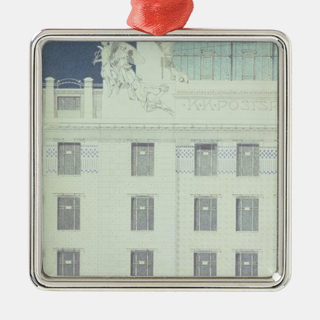 Ornement Métallique Caisse d'épargne de bureau de poste, Vienne (Devant)