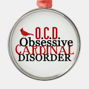 Ornement Métallique Cardinal mou