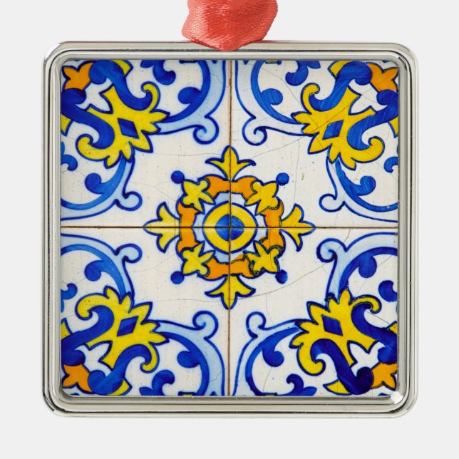 Ornement Métallique Carreaux du panneau Azulejo (Devant)