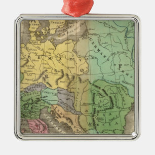 Ornement Métallique Carte des provinces dans l'empire romain
