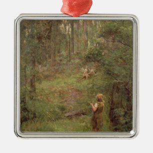 Ornement Métallique Ce que la petite fille a vu dans Bush, 1904