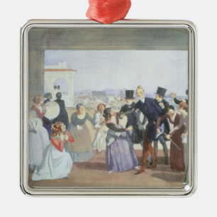 Ornement Métallique Célébration d'octobre à Rome, 1842