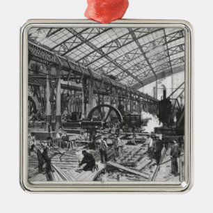 Ornement Métallique Chantier des machines de DES de Galerie