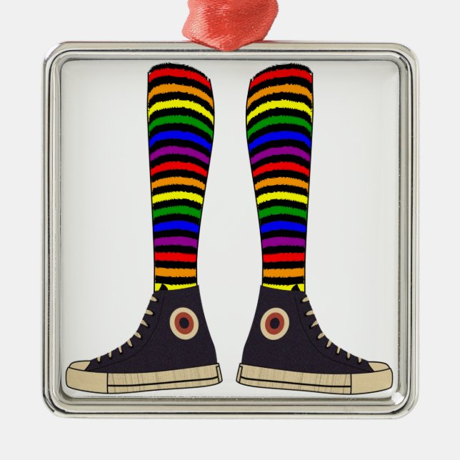 Ornement Métallique Chaussettes de LGBT (Devant)