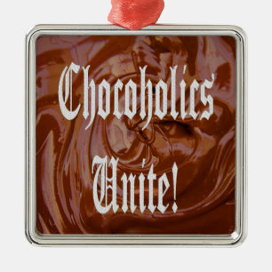 Ornement Métallique Chocoholics Unite Premium Carré Orament