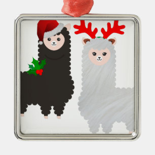 Ornement Métallique christmas reindeer alpacas