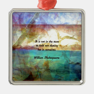 Ornement Métallique Citation Inspirationnelle De Shakespeare Sur La De