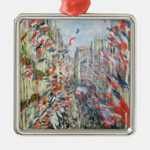 Ornement Métallique Claude Monet   la rue Montorgueil, Paris