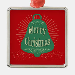 Ornement Métallique cloche de Noël