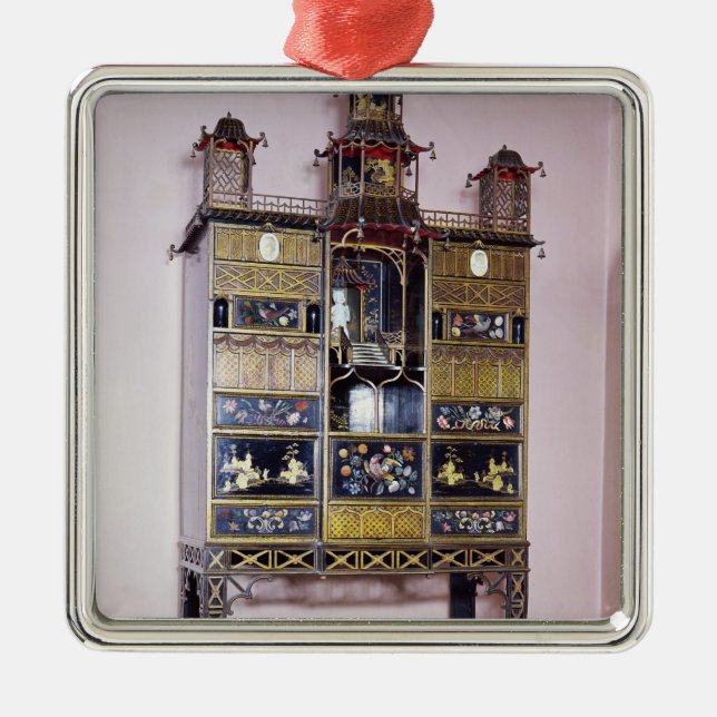 Ornement Métallique Coffret de pagoda dans le style de Thomas (Devant)