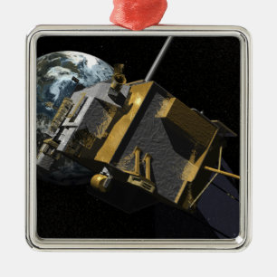 Ornement Métallique Concept artistique de la reconnaissance lunaire Or
