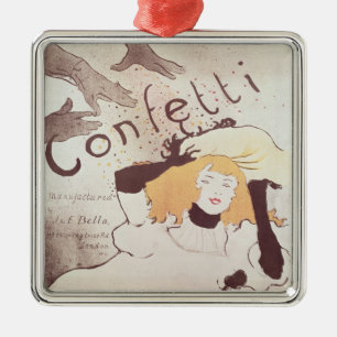 Ornement Métallique Confettis de Henri De Toulouse-Lautrec , 1893
