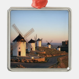 Ornement Métallique Consuegra, La Mancha, Espagne, moulins à vent