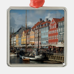 Ornement Métallique Copenhague Nyhavn