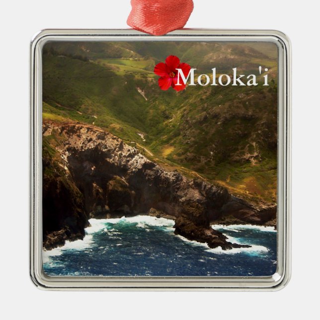 Ornement Métallique Côte Ouest de Moloka'i (Devant)