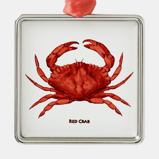 Ornement Métallique Crabe rouge (Pacifique) (Devant)