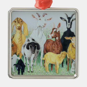 Ornement Métallique Dans le trèfle