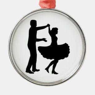 Ornement Métallique Danse carrée