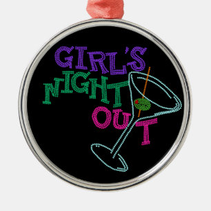 ORNEMENT MÉTALLIQUE DE FILLES DE NUIT CADEAUX