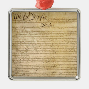 Ornement Métallique Des libertés constitutionnelles des USA - sachez