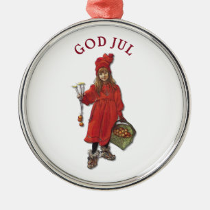 Ornement Métallique Dieu juillet avec Brita - Joyeux Noël de Carl