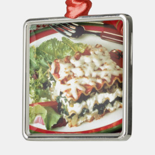 Ornement Métallique Dîner de Lasagna