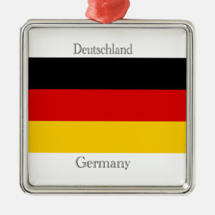 Ornement Métallique Drapeau d'ornement de l'Allemagne