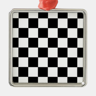 Ornement Métallique Échecboard