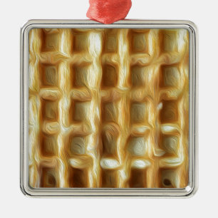 Ornement Métallique Effet de peinture à l'huile de gaufre