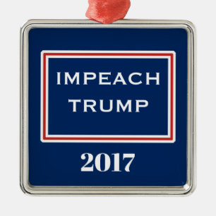 Ornement Métallique Empêchez Trump Modèle rouge blanc bleu