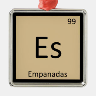 Ornement Métallique Es - Empanadas Appetizer Chimie Tableau Périodique