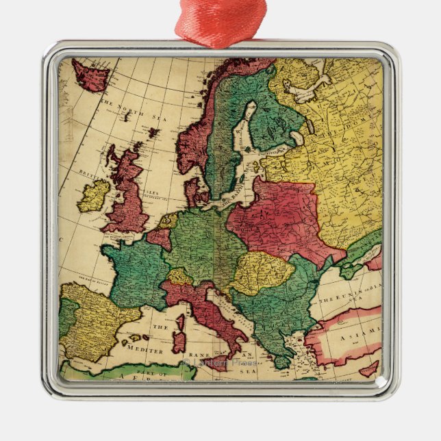 Ornement Métallique EuropePanoramic MapEurope (Devant)