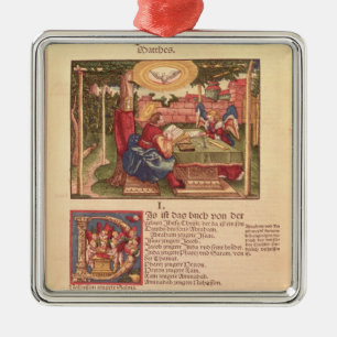 Ornement Métallique Évangile de St Matthew, livre I
