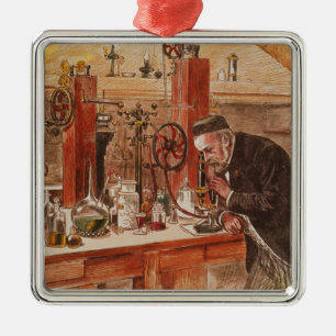 Ornement Métallique Expérimentation de Louis Pasteur