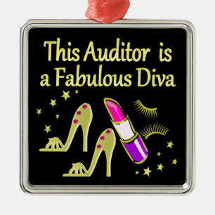 ORNEMENT MÉTALLIQUE FABULEUX ATTORNEY DIVA DESIGN