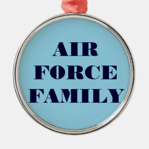 Ornement Métallique Famille de l'armée de l'air