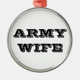 Ornement Métallique Femme de l'armée