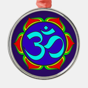 Ornement Métallique fleur sacrée de yoga de zen de religion de