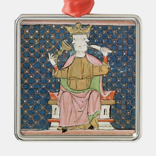 Ornement Métallique Fol.57v janvier : Janus (Devant)