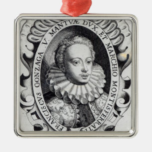 Ornement Métallique Francesco Gonzago, duc de Mantua et marquise