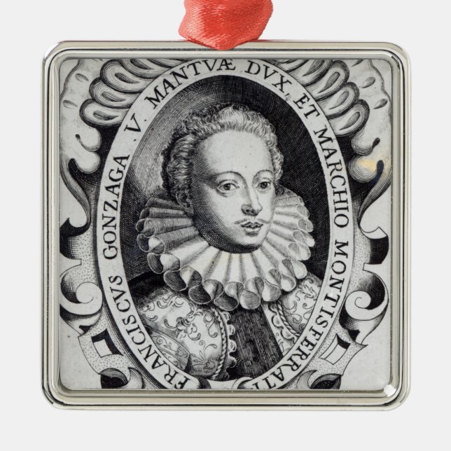 Ornement Métallique Francesco Gonzago, duc de Mantua et marquise (Devant)