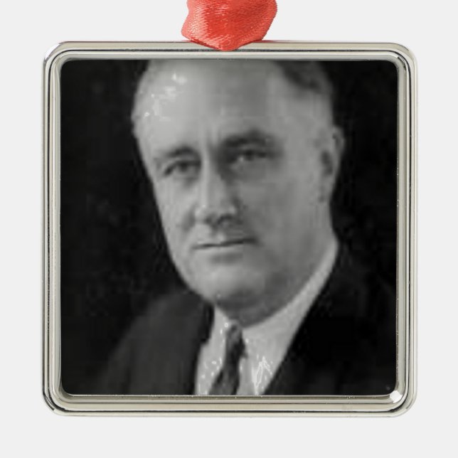 Ornement Métallique Franklin D Roosevelt (Devant)