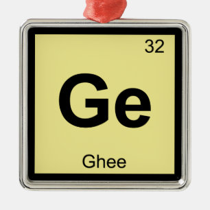 Ornement Métallique Ge - Chimie du Beurre Ghee Symbole du Tableau Péri