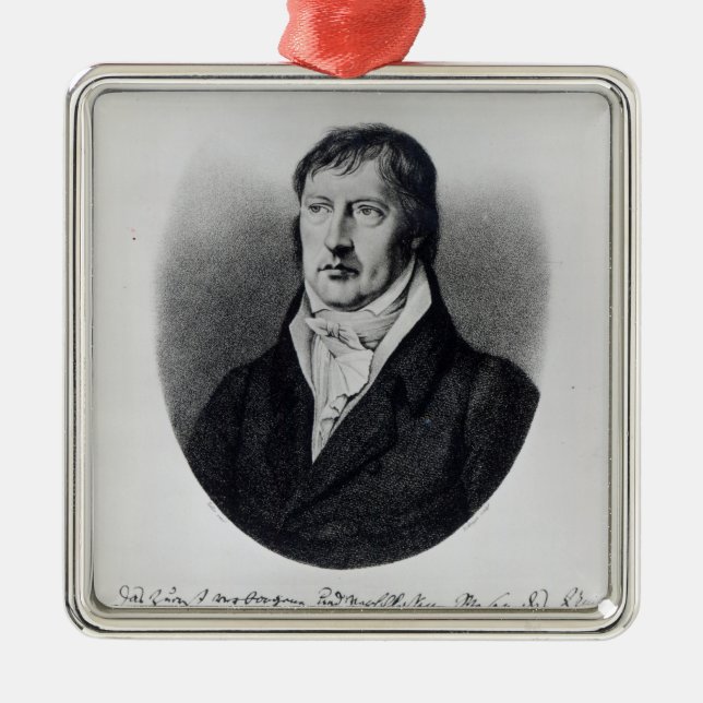 Ornement Métallique Georg Wilhelm Friedrich Hegel (Devant)