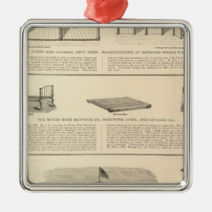 Ornement Métallique Globe Foundry Wire Mattress Company