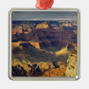 Ornement Métallique Grand Canyon depuis la rive sud au coucher du sole