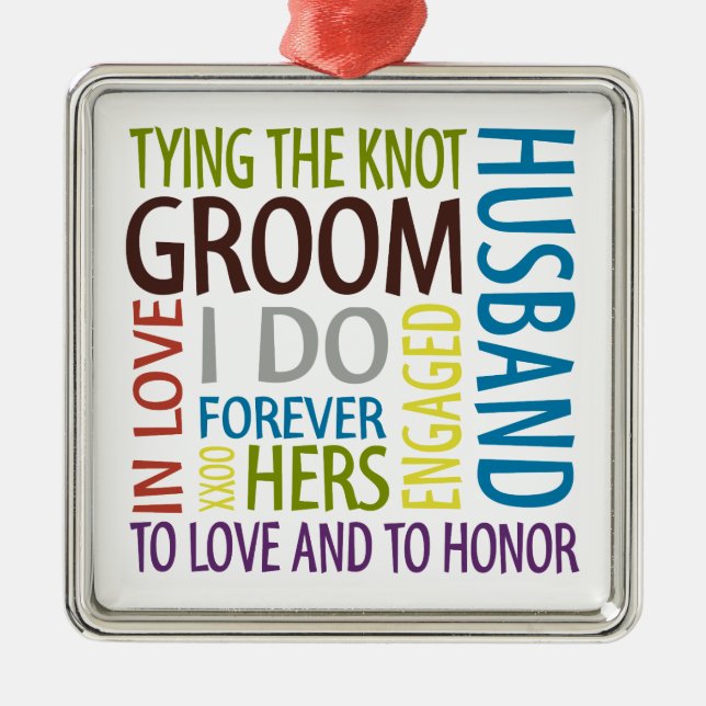 Ornement Métallique Groom (Devant)