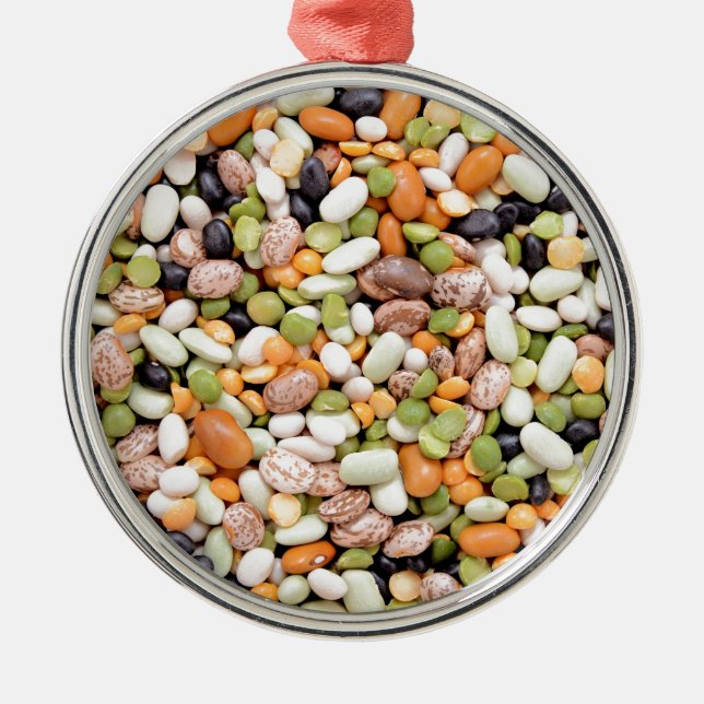 Ornement Métallique Haricots mélangés (Devant)