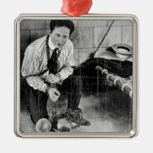 Ornement Métallique Harry Houdini environ à échapper de la prison