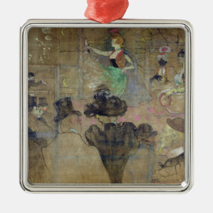 Ornement Métallique Henri De Toulouse-Lautrec dansant au fard à